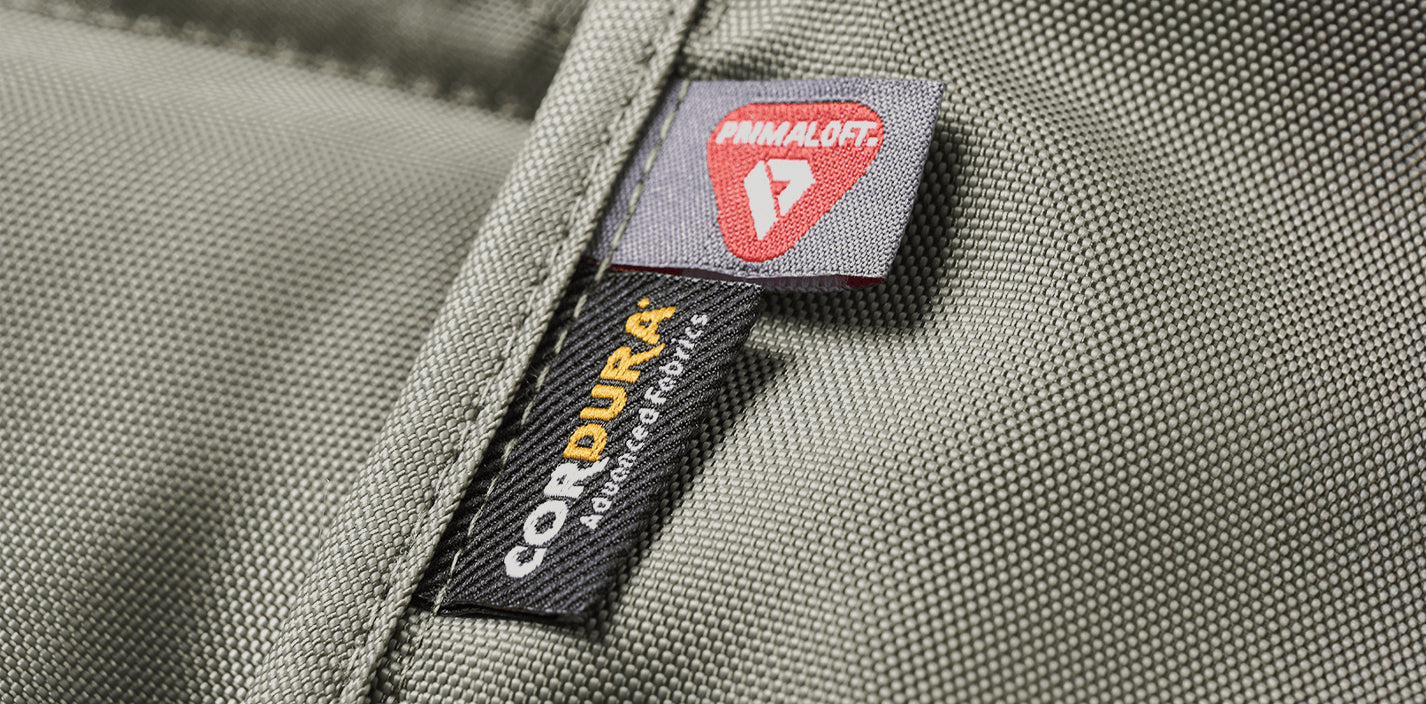 Cordura® Cotton Stretch Canvas and Primaloft® Black 100gsm Insulation