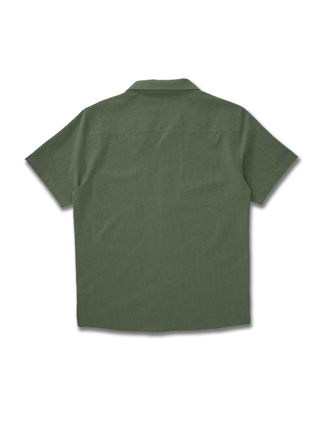 Green shirt on a white background